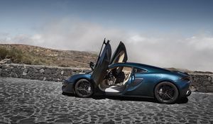 Preview wallpaper mclaren, 570gt, side view, sportscar