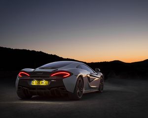 Preview wallpaper mclaren 570gt, sports car, supercar, night