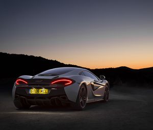 Preview wallpaper mclaren 570gt, sports car, supercar, night