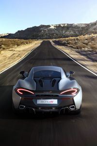 Preview wallpaper mclaren, 570s, rear view