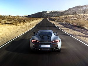 Preview wallpaper mclaren, 570s, rear view