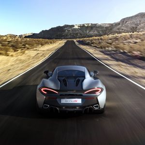 Preview wallpaper mclaren, 570s, rear view