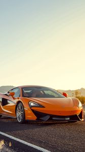 Preview wallpaper mclaren 570s, sports car, orange