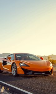 Preview wallpaper mclaren 570s, sports car, orange