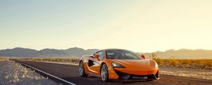 Preview wallpaper mclaren 570s, sports car, orange