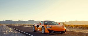 Preview wallpaper mclaren 570s, sports car, orange