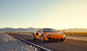 Preview wallpaper mclaren 570s, sports car, orange