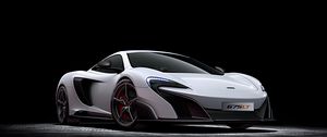 Preview wallpaper mclaren, 675lt, 2015, white