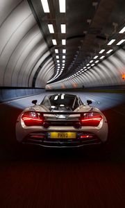 Preview wallpaper mclaren 720s, mclaren, car, sports car, tunnel