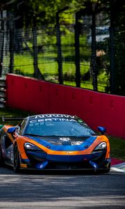 Preview wallpaper mclaren, car, sports car, race, track