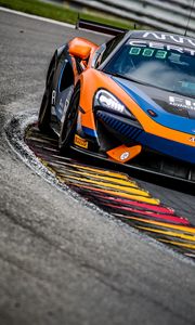 Preview wallpaper mclaren, car, sports car, track, race