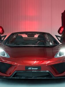 Preview wallpaper mclaren mp4-12c, front view, supercar