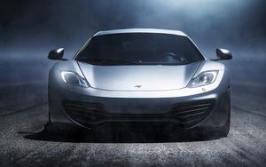 Preview wallpaper mclaren, mp4-12c, supercar, front view, front bumper