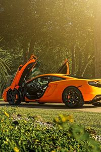 Preview wallpaper mclaren, mp4-12c, supercar, side view