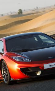 Preview wallpaper mclaren, mp4-12c, supercar, track