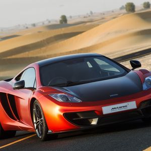 Preview wallpaper mclaren, mp4-12c, supercar, track