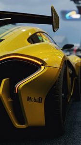 Preview wallpaper mclaren p1 gtr, mclaren p1, mclaren, sports car, rear view