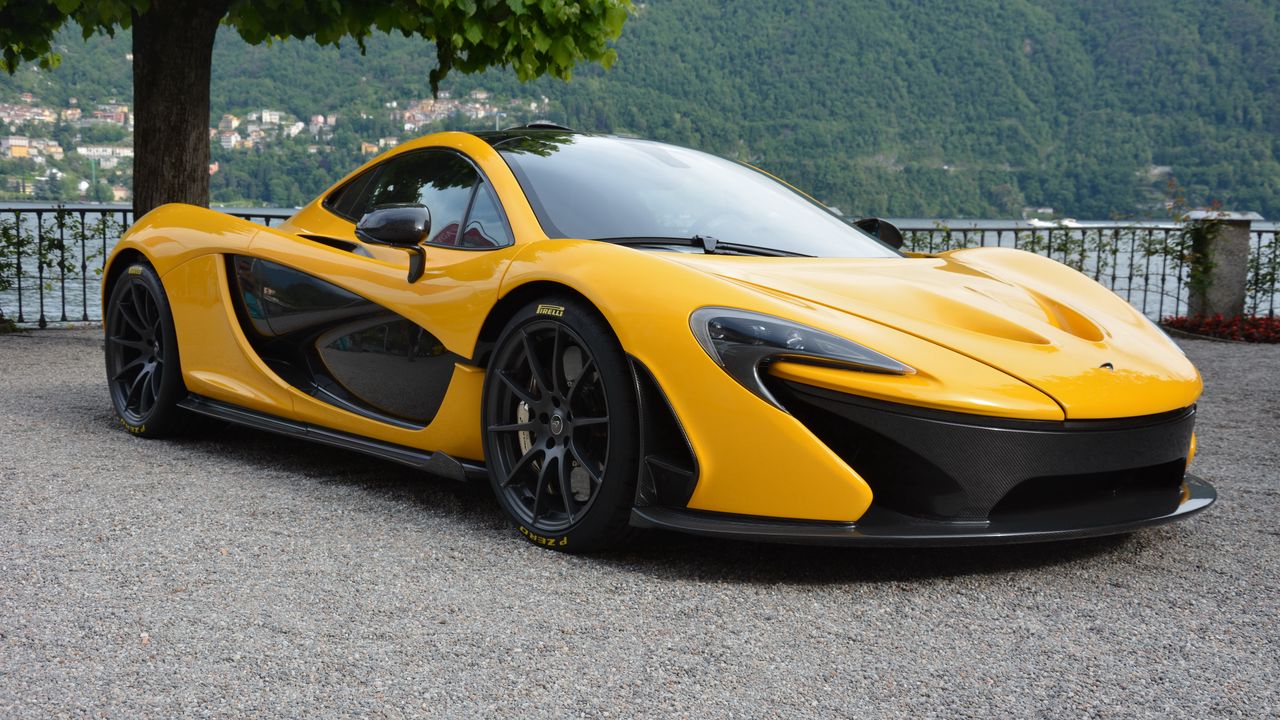 Wallpaper mclaren p1, sportscar, side view