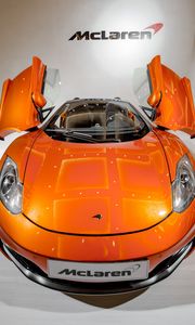 Preview wallpaper mclaren, sports car, orange, stylish