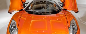 Preview wallpaper mclaren, sports car, orange, stylish