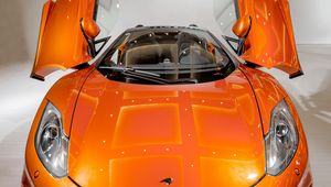 Preview wallpaper mclaren, sports car, orange, stylish