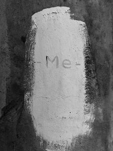 Preview wallpaper me, paint, bw, spots