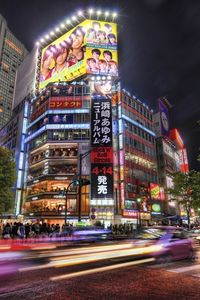Preview wallpaper mean streets, japan, tokyo, night, hdr