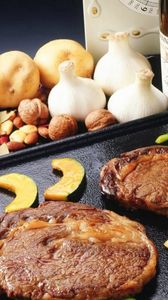 Preview wallpaper meat, baking, roast, vegetables