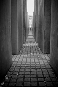 Preview wallpaper memorial, berlin, history, architecture, concrete, bw