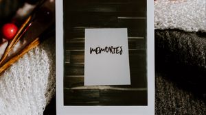 Preview wallpaper memories, photography, word, inscription, text
