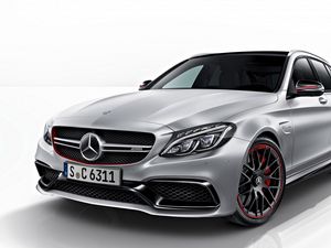 Preview wallpaper mercedes, amg, c63, s, 2014, estate edition, s205, car, side view