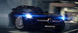 Preview wallpaper mercedes amg, mercedes, amg, sports car, race