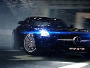 Preview wallpaper mercedes amg, mercedes, amg, sports car, race