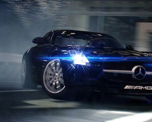 Preview wallpaper mercedes amg, mercedes, amg, sports car, race