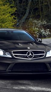 Preview wallpaper mercedes, auto, black, beautiful, expensive