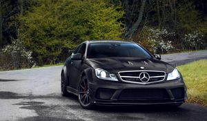 Preview wallpaper mercedes, auto, black, beautiful, expensive