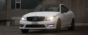 Preview wallpaper mercedes benz c250 amg, mercedes benz, car, front view