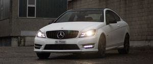 Preview wallpaper mercedes benz c250 amg, mercedes benz, car, front view