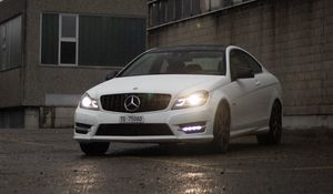 Preview wallpaper mercedes benz c250 amg, mercedes benz, car, front view