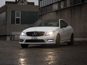 Preview wallpaper mercedes benz c250 amg, mercedes benz, car, front view