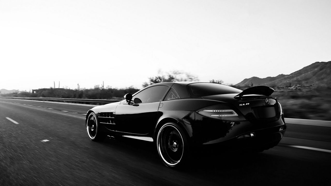 Wallpaper mercedes benz, car, black, track, style