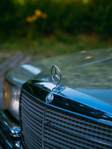 Preview wallpaper mercedes benz, car, bumper, close