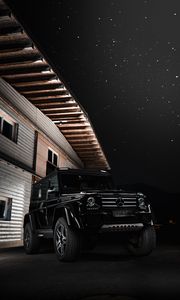 Preview wallpaper mercedes benz, car, jeep, front view