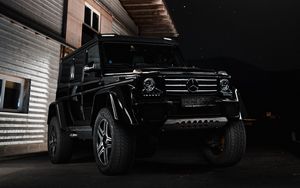 Preview wallpaper mercedes benz, car, jeep, front view