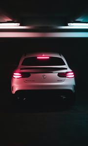 Preview wallpaper mercedes benz gle 350d, mercedes, rear view, headlights