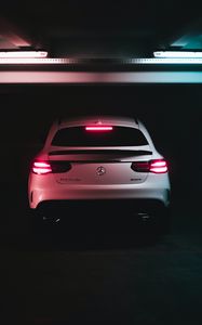 Preview wallpaper mercedes benz gle 350d, mercedes, rear view, headlights