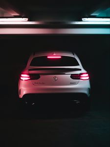 Preview wallpaper mercedes benz gle 350d, mercedes, rear view, headlights