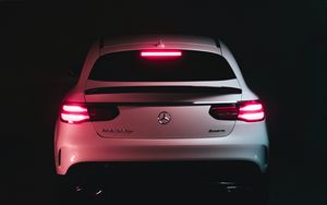 Preview wallpaper mercedes benz gle 350d, mercedes, rear view, headlights