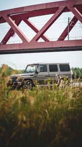 Preview wallpaper mercedes benz, jeep, suv, vehicle, side view