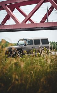 Preview wallpaper mercedes benz, jeep, suv, vehicle, side view